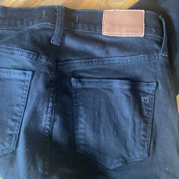 Madewell 9” High Riser Skinny Skinny Black Frost - Picture 5 of 5